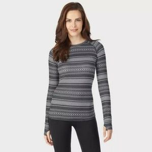 Cuddl Duds active long sleeve crew top